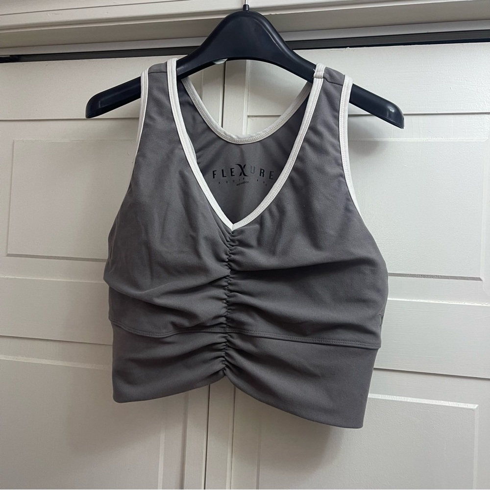 Scrunched sports bra